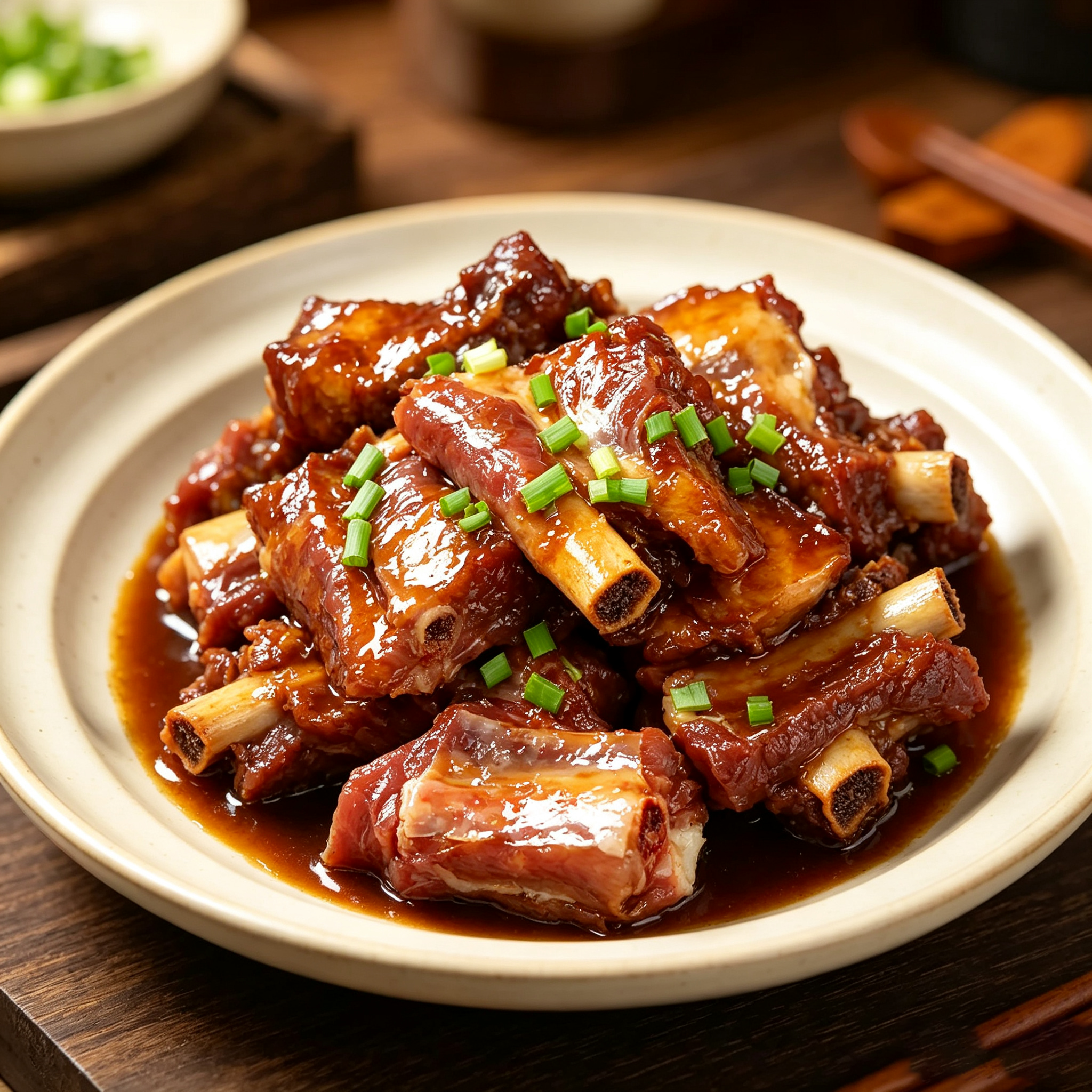 Black Pork Ribs